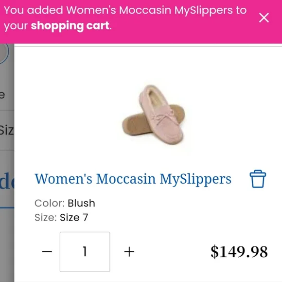 Blush MySlipper Moccasins - Picture 8 of 13